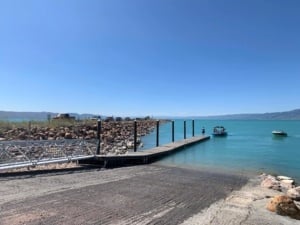 Completed Bear Lake Dock and Pile Improvements