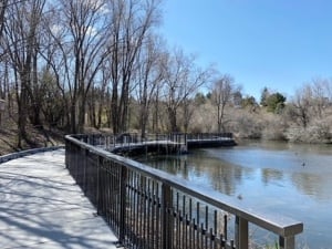 Kathryn Albertson Park Boardwalk and Pond